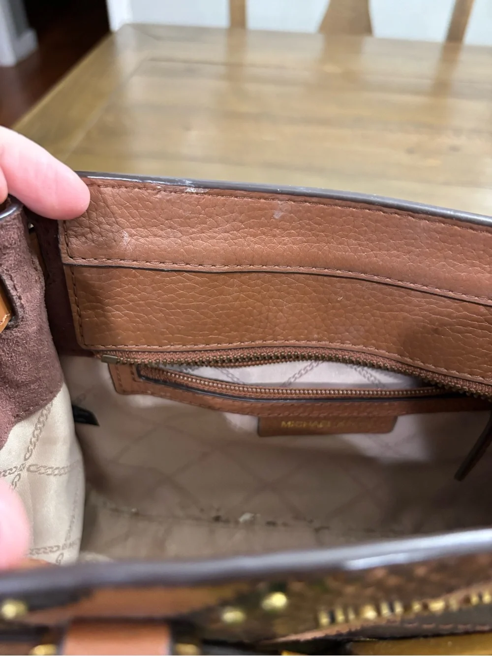 Michael Kors Hamilton Nouveau Satchel - Picture 8 of 14